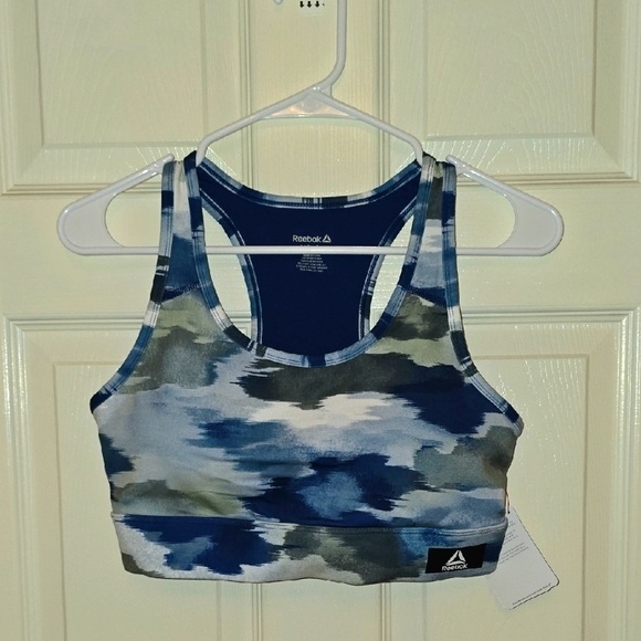 Reebok Other - NWT Womens Reebok Sports Bra Blue Color Size M